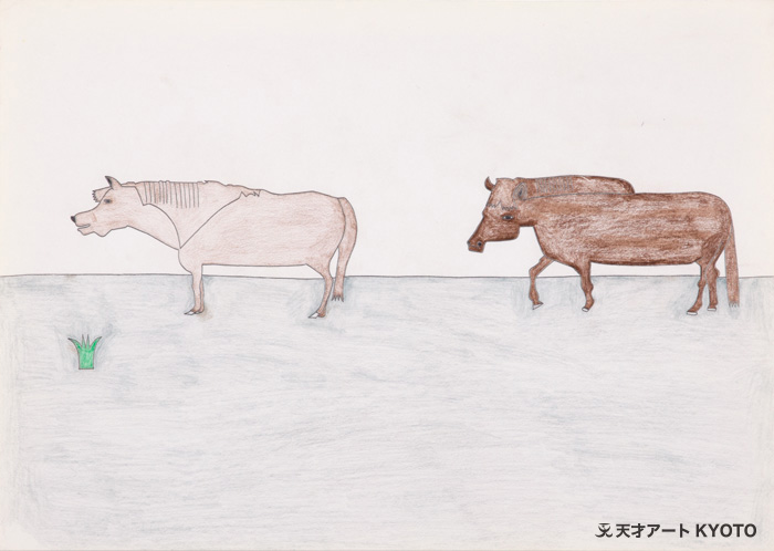 保護中: 「牧場の馬」